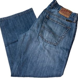 Lucky Brand Retro Style Medium Wash Blue Jeans, Size 34